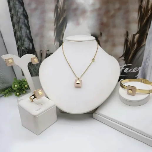 Stainless steel jewelry necklace Bracelet ring Earrings Wholesale