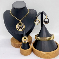 Stainless steel jewelry necklace Bracelet ring Earrings Wholesale