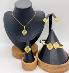 Stainless steel jewelry necklace Bracelet ring Earrings Wholesale