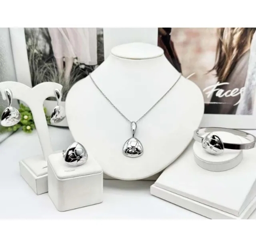 Stainless steel jewelry necklace Bracelet ring Earrings Wholesale