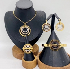 Stainless steel jewelry necklace Bracelet ring Earrings Wholesale