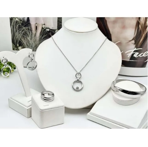 Stainless steel jewelry necklace Bracelet ring Earrings Wholesale