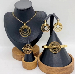 Stainless steel jewelry necklace Bracelet ring Earrings Wholesale