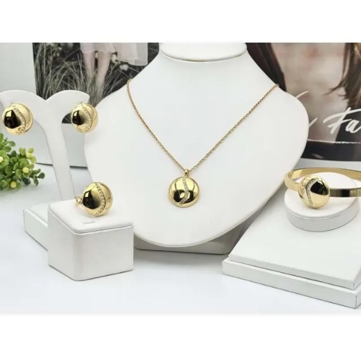 Stainless steel jewelry necklace Bracelet ring Earrings Wholesale