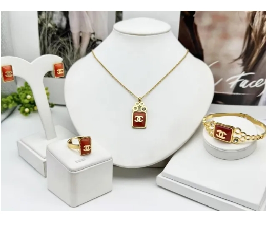 Stainless steel jewelry necklace Bracelet ring Earrings Wholesale