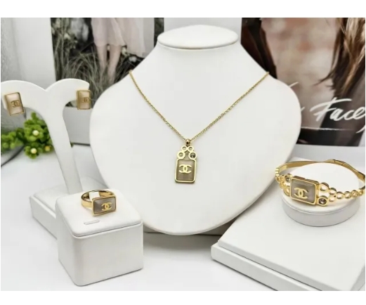 Stainless steel jewelry necklace Bracelet ring Earrings Wholesale