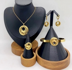 Stainless steel jewelry necklace Bracelet ring Earrings Wholesale