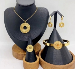 Stainless steel jewelry necklace Bracelet ring Earrings Wholesale