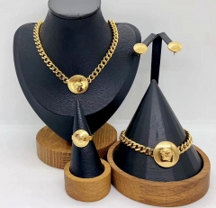 Stainless steel jewelry necklace Bracelet ring Earrings Wholesale