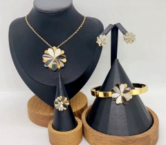 Stainless steel jewelry necklace Bracelet ring Earrings Wholesale