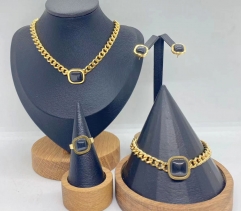 Stainless steel jewelry necklace Bracelet ring Earrings Wholesale