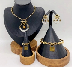 Stainless steel jewelry necklace Bracelet ring Earrings Wholesale