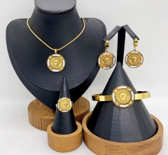 Stainless steel jewelry necklace Bracelet ring Earrings Wholesale