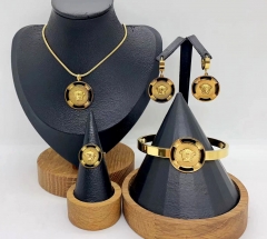 Stainless steel jewelry necklace Bracelet ring Earrings Wholesale