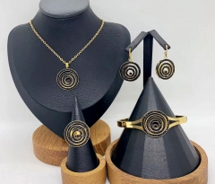 Stainless steel jewelry necklace Bracelet ring Earrings Wholesale