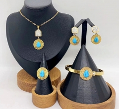Stainless steel jewelry necklace Bracelet ring Earrings Wholesale