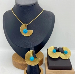 Stainless steel jewelry necklace ring Earrings Wholesale