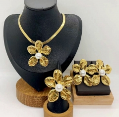 Stainless steel jewelry necklace ring Earrings Wholesale