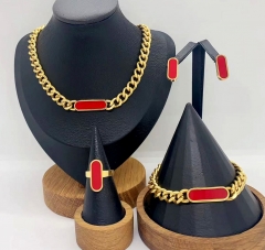 Stainless steel jewelry necklace Bracelet ring Earrings Wholesale