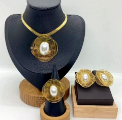 Stainless steel jewelry necklace ring Earrings Wholesale