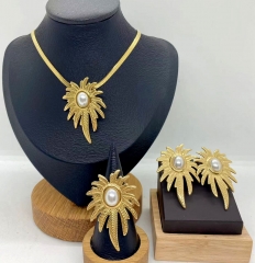 Stainless steel jewelry necklace ring Earrings Wholesale