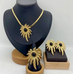 Stainless steel jewelry necklace ring Earrings Wholesale