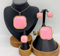 Stainless steel jewelry necklace Bracelet ring Earrings Wholesale