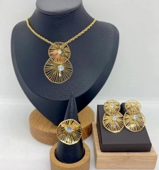 Stainless steel jewelry necklace ring Earrings Wholesale