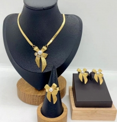 Stainless steel jewelry necklace ring Earrings Wholesale
