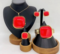 Stainless steel jewelry necklace Bracelet ring Earrings Wholesale