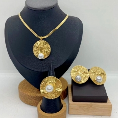 Stainless steel jewelry necklace ring Earrings Wholesale