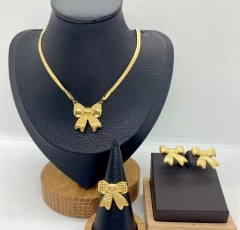 Stainless steel jewelry necklace ring Earrings Wholesale
