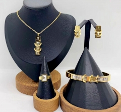 Stainless steel jewelry necklace Bracelet ring Earrings Wholesale