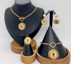 Stainless steel jewelry necklace Bracelet ring Earrings Wholesale