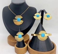 Stainless steel jewelry necklace Bracelet ring Earrings Wholesale