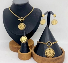 Stainless steel jewelry necklace Bracelet ring Earrings Wholesale