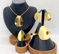 Stainless steel jewelry necklace Bracelet ring Earrings Wholesale