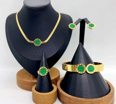 Stainless steel jewelry necklace Bracelet ring Earrings Wholesale