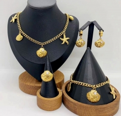 Stainless steel jewelry necklace Bracelet ring Earrings Wholesale