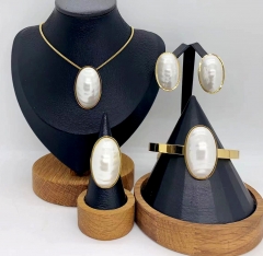 Stainless steel jewelry necklace Bracelet ring Earrings Wholesale