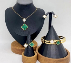 Stainless steel jewelry necklace Bracelet ring Earrings Wholesale