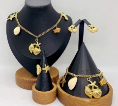 Stainless steel jewelry necklace Bracelet ring Earrings Wholesale