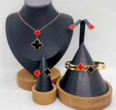 Stainless steel jewelry necklace Bracelet ring Earrings Wholesale