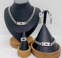 Stainless steel jewelry necklace bracelet ring Earrings Wholesale