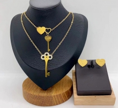 Stainless steel jewelry necklace Earrings Wholesale