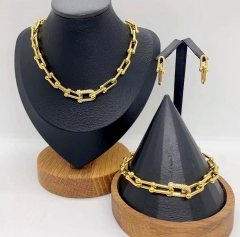 Stainless steel jewelry necklace ring Earrings Wholesale