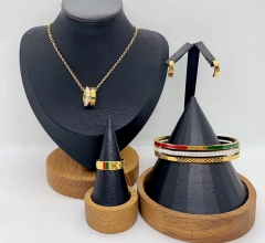 Stainless steel jewelry necklace bracelet ring Earrings Wholesale