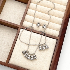 Fashion stainless steel tous  bear jewelry set for women