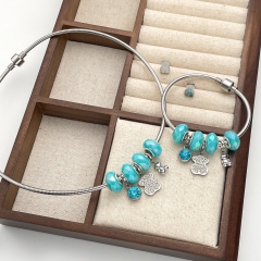 Fashion stainless steel tous  bear jewelry set for women
