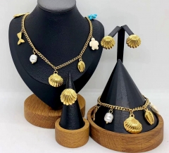 Stainless steel jewelry necklace bracelet ring Earrings Wholesale